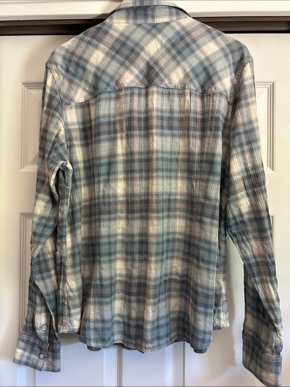 Harley-Davidson Plaid Studded Cotton Button-Down Shirt Bikercore Size XL - Picture 3 of 9